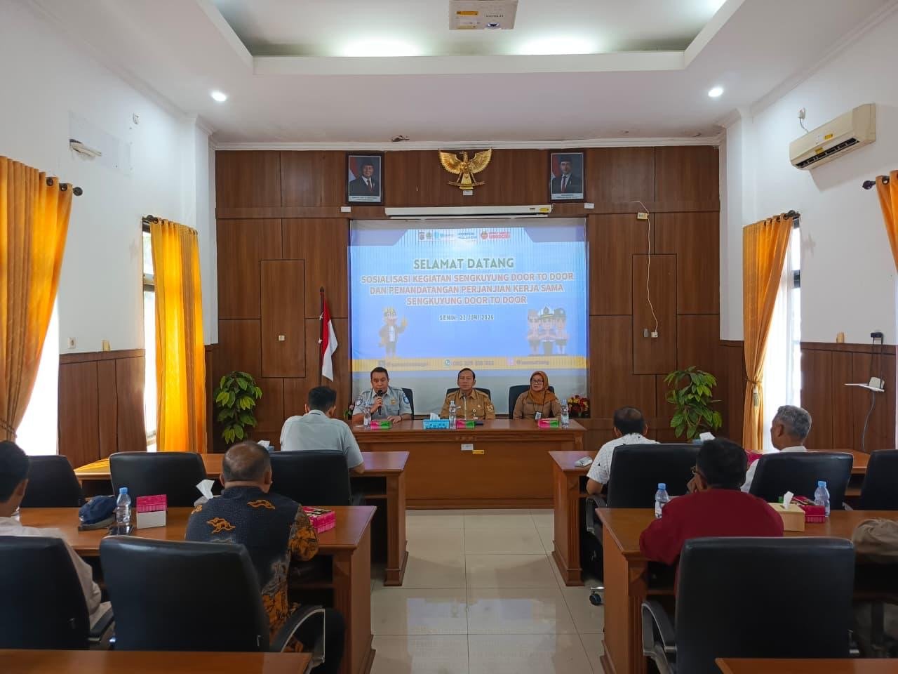 Jasa Raharja Cabang Sukoharjo Dukung Program Door to Door Samsat Wonogiri Tingkatkan Kepatuhan PKB dan SWDKLLJ