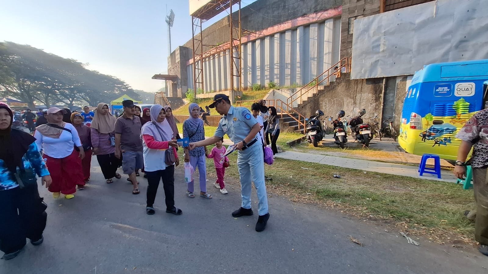 SAMOLING Hadir di Stadion Sultan Agung, Warga Bisa Bayar Pajak Sambil Berolahraga