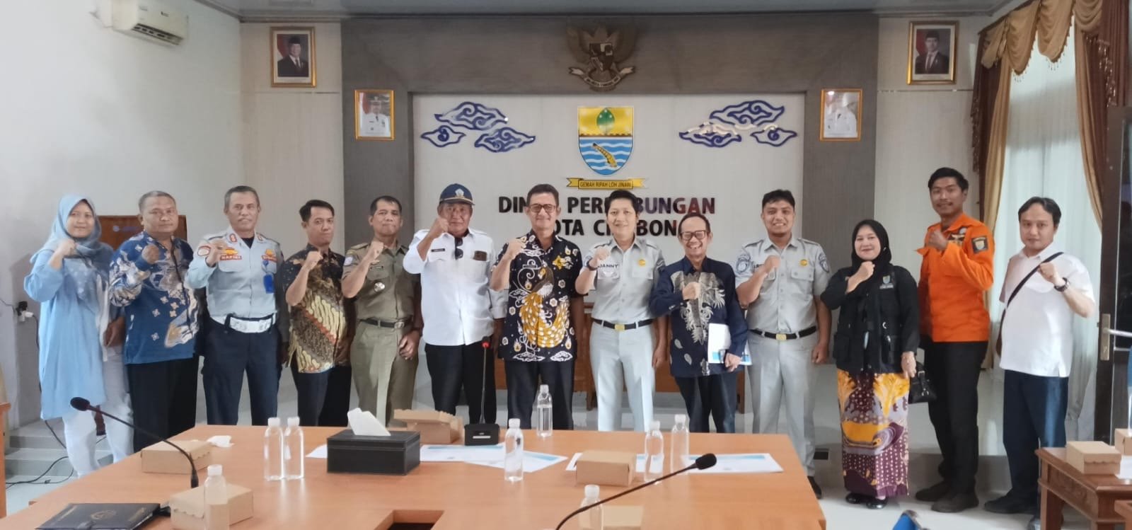 Upaya Peningkatan Keselamatan Lalu Lintas, PT Jasa Raharja (Persero) Cabang Cirebon Gelar Forum Komunikasi Lalu Lintas (FKLL) di Dinas Perhubungan Kota Cirebon