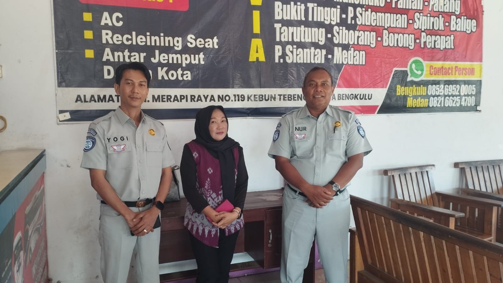Jasa Raharja Bengkulu Kunjungi PO Putra Simas, Perkuat Komunikasi Terkait Iuran Wajib Penumpang