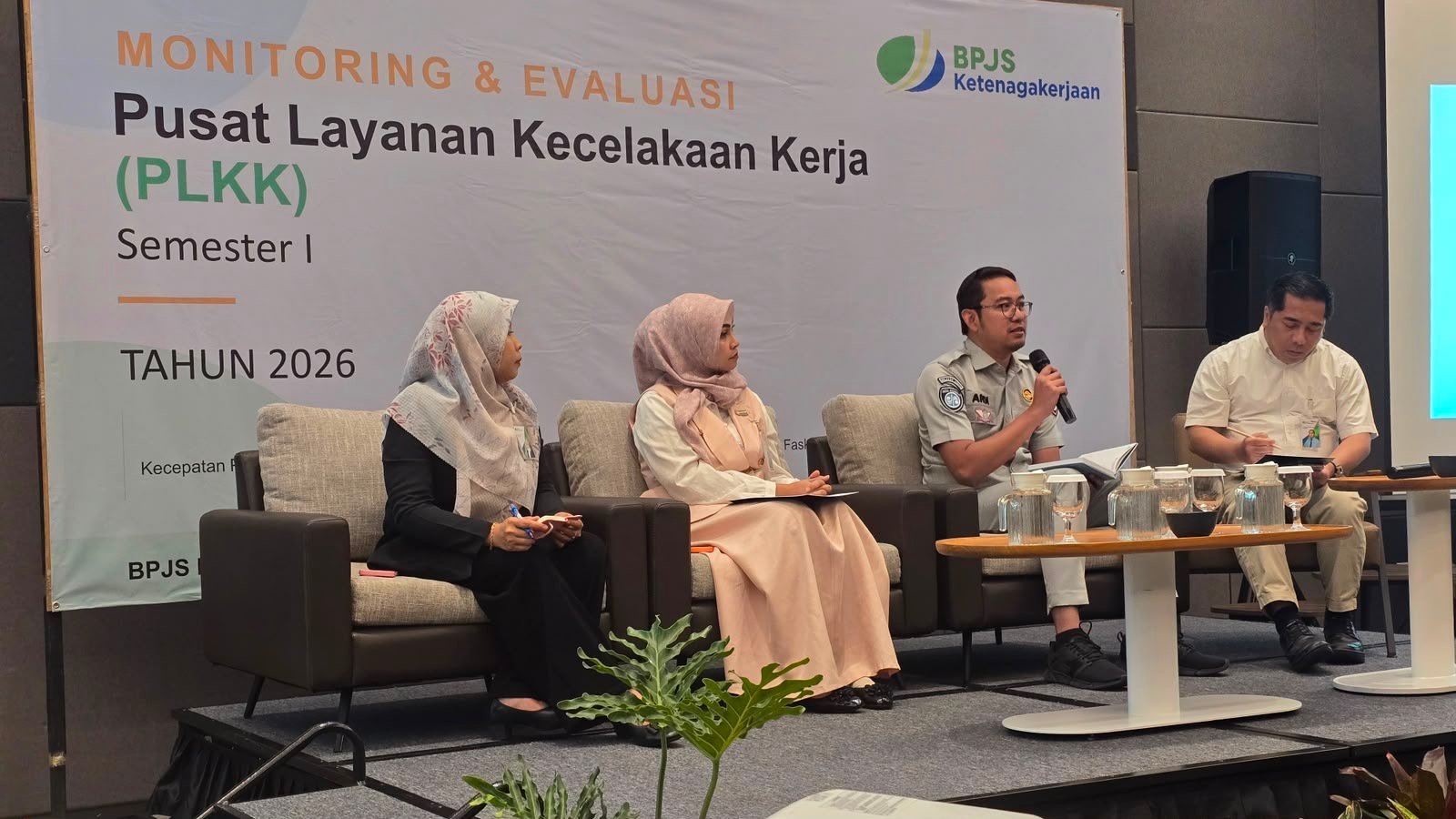 Jasa Raharja Jawa Barat Gelar Monitoring dan Evaluasi Pusat Layanan Kecelakaan Kerja Semester I Bersama BPJS Ketenagakerjaan, BSI, dan Rumah Sakit di Wilayah Cimahi