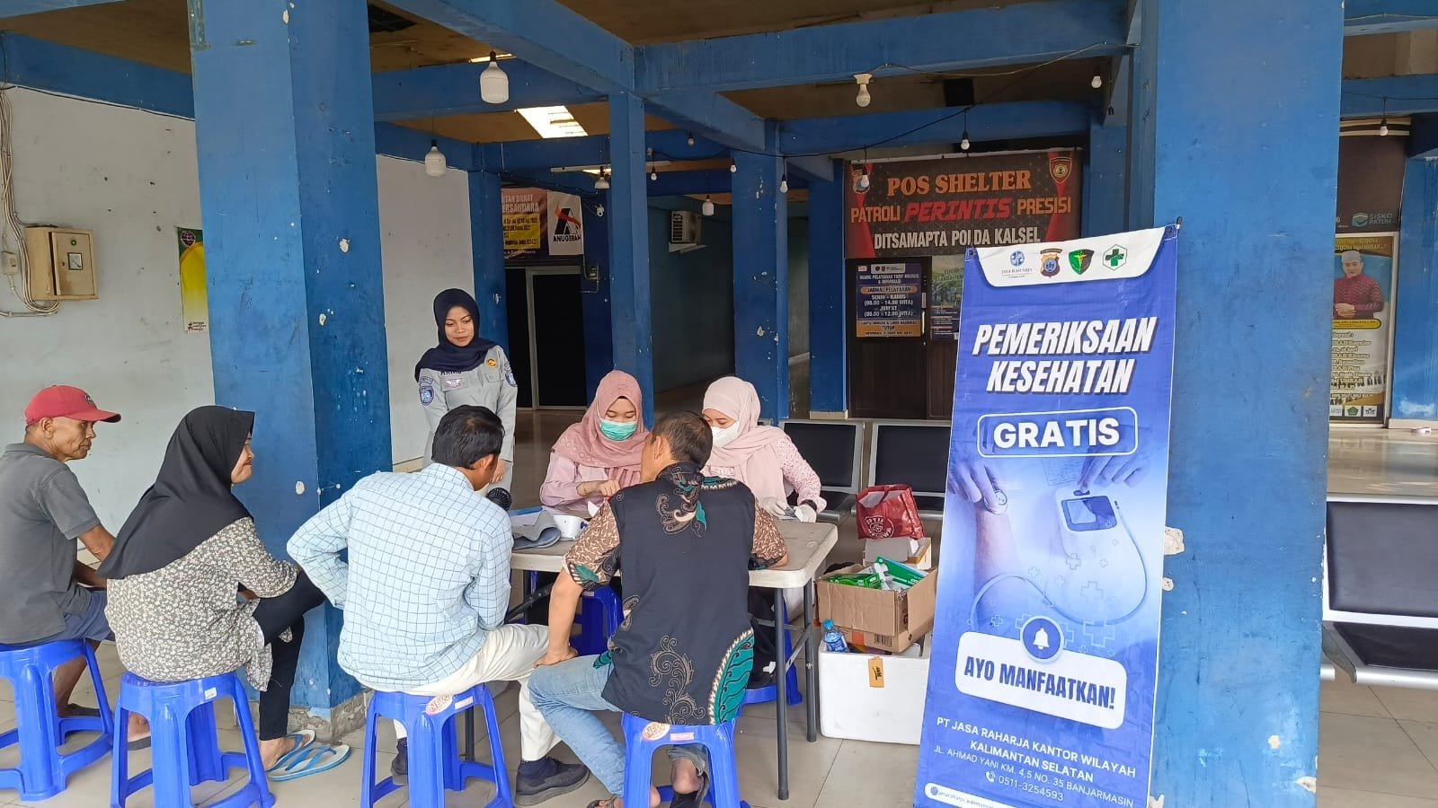 Pelayanan Kesehatan Gratis Jasa Raharja Kalsel Dukung Keselamatan Perjalanan Masyarakat Pelayanan Kesehatan Gratis Jasa Raharja Kalsel Dukung Keselamatan Perjalanan Masyarakat