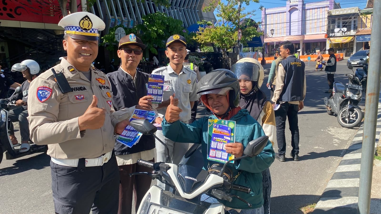 Jasa Raharja mengikuti Operasi Gabungan Bersama Tim Pembina Samsat Magetan Jasa Raharja mengikuti Operasi Gabungan Bersama Tim Pembina Samsat Magetan