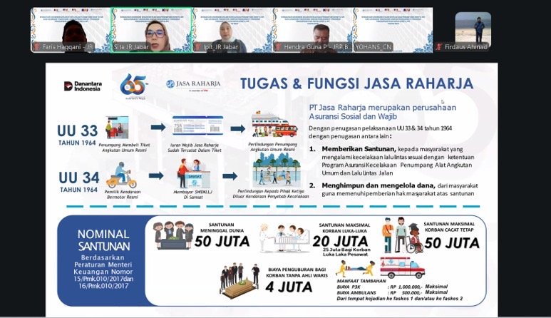PT Jasa Raharja (Persero) Perkuat Sinergi dengan PT Kereta Api Indonesia melalui Sosialisasi Asuransi Wajib Kecelakaan Penumpang Tahun 2026 PT Jasa Raharja (Persero) Perkuat Sinergi dengan PT Kereta Api Indonesia melalui Sosialisasi Asuransi Wajib Kecelakaan Penumpang Tahun 2026