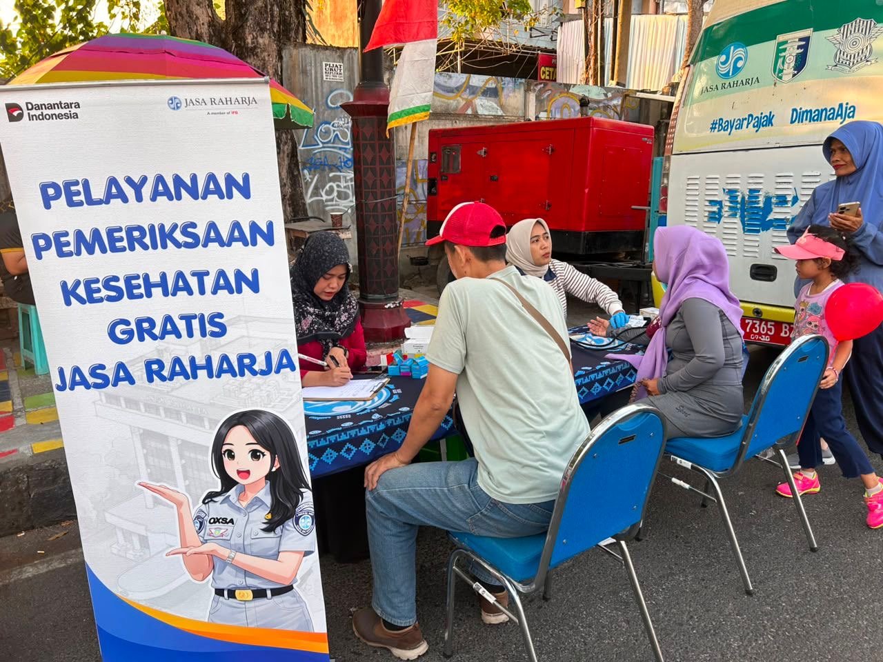 Jasa Raharja Lampung Hadirkan Layanan Pemeriksaan Kesehatan Gratis pada Pengundian Gebyar Samsat 2026