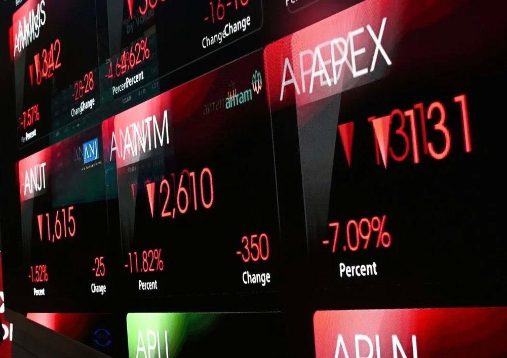 Dihantam Sentimen Global dan Domestik, IHSG Hari Ini Melemah ke Level 5.865