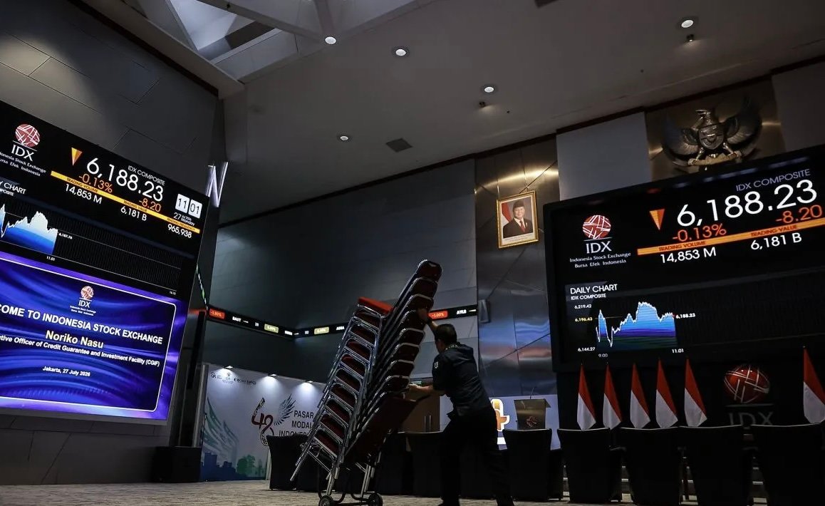 Tertekan Sentimen The Fed, IHSG Ditutup di Zona Merah