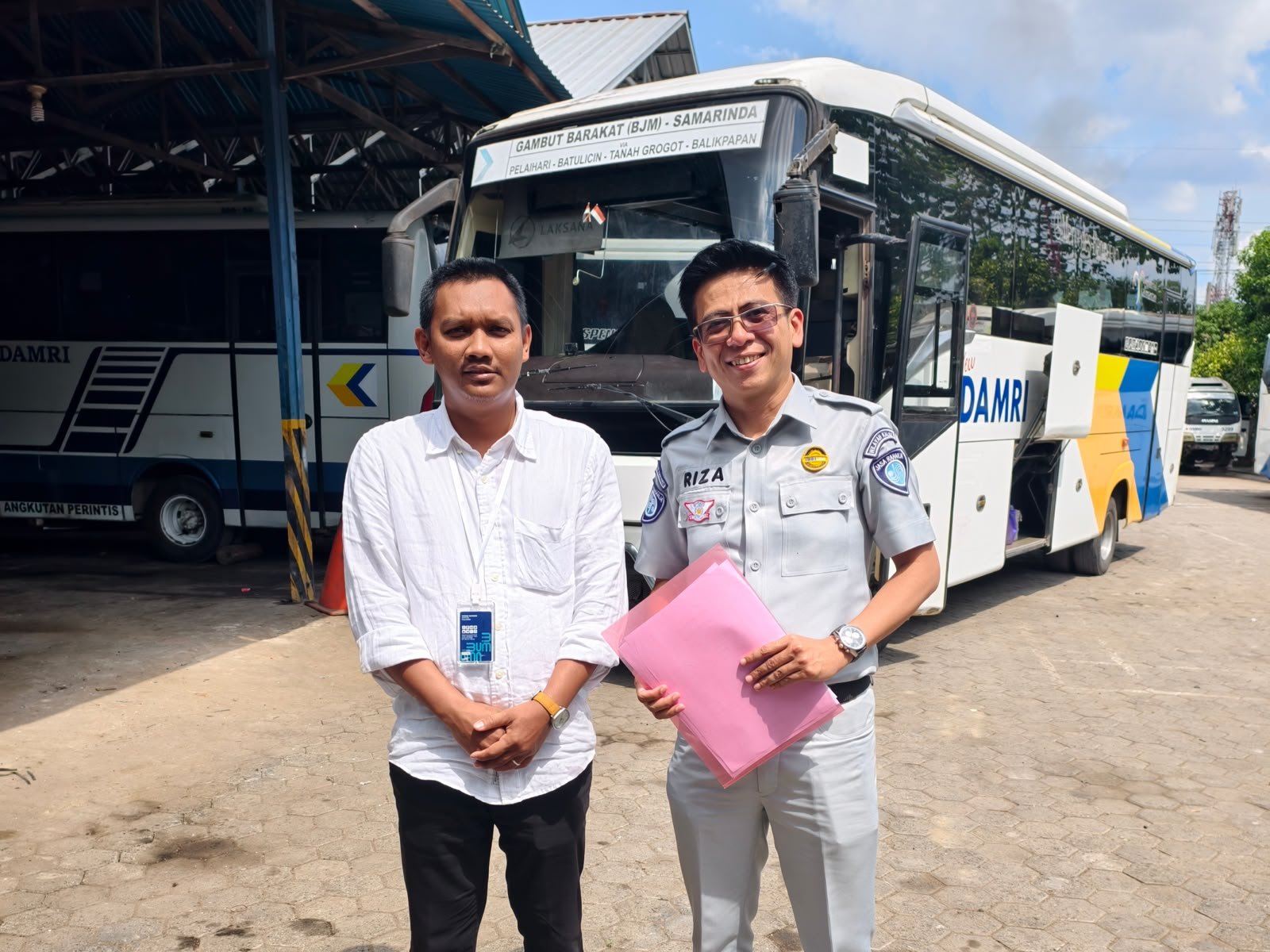 Jasa Raharja Kalsel Perkuat Perlindungan Penumpang melalui CRM dengan DAMRI