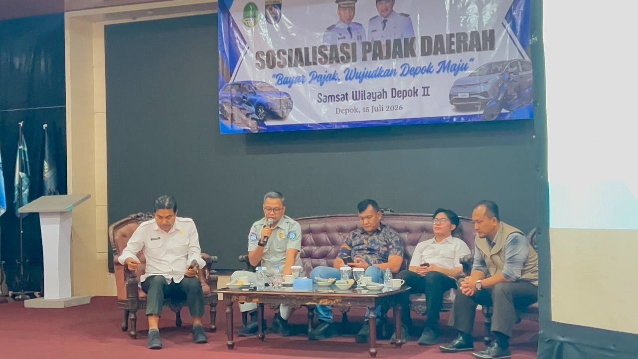 Sinergi Tingkatkan Kepatuhan, PT Jasa Raharja (Persero) Cabang Bogor Hadir dalam Sosialisasi UU HKPD di Kelurahan Limo