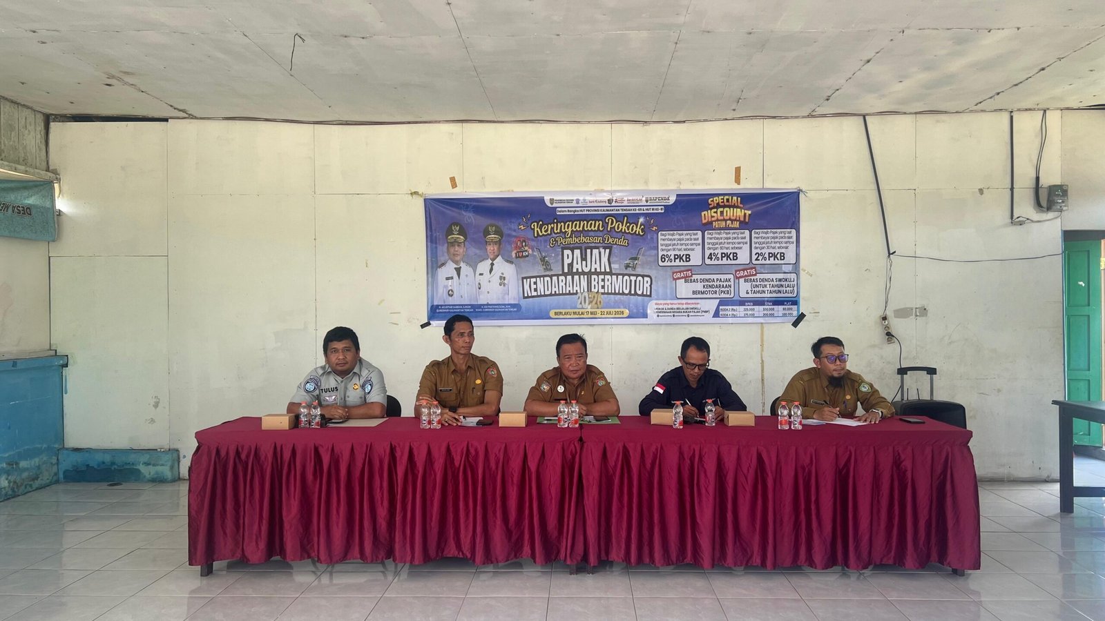 Tim Pembina Samsat Kuala Pembuang Gencarkan Sosialisasi Program Keringanan PKB dan Pembebasan Denda di Seruyan