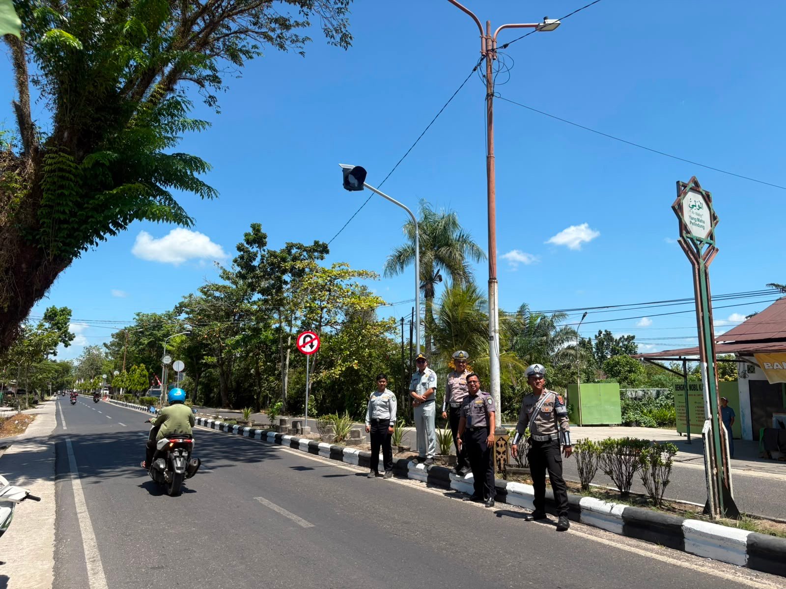 Jasa Raharja Kalteng Dukung Persiapan Pembukaan Simpang 3 Jalan HM Arsyad-Teratai 2 Demi Tingkatkan Keselamatan Berlalu Lintas