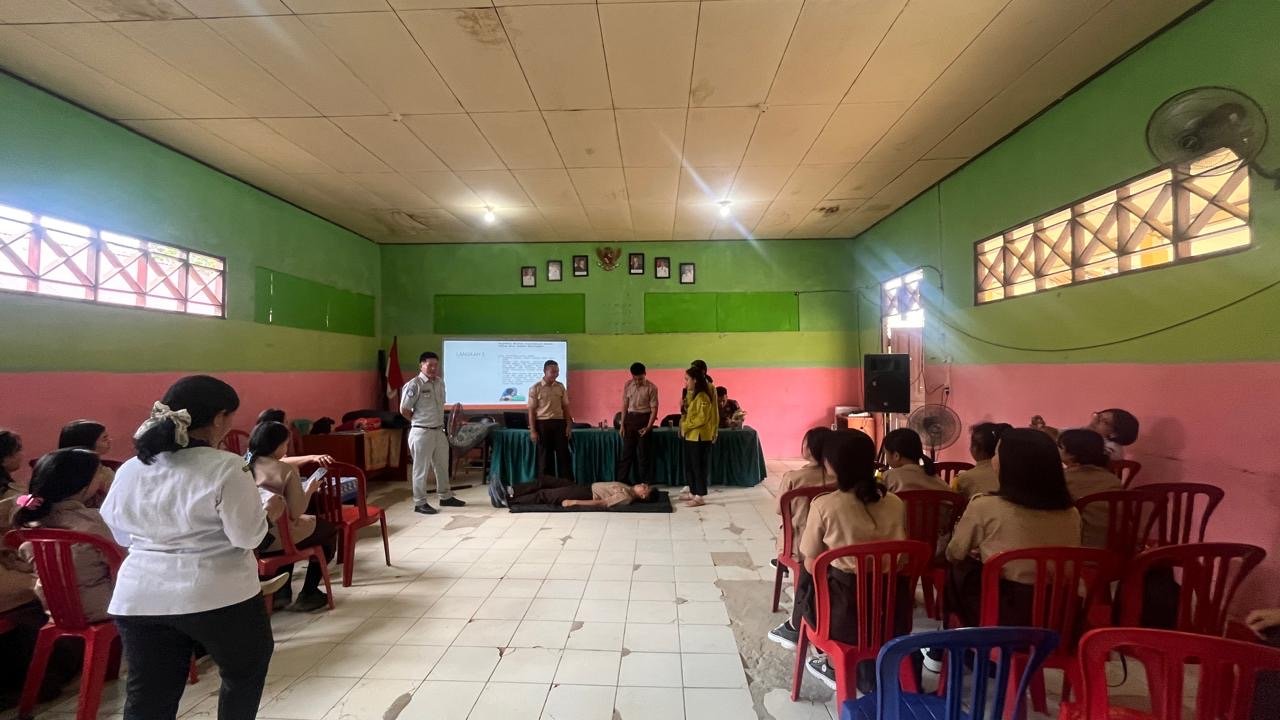 Jasa Raharja Kalteng Bekali Pelajar SMKN 1 Kuala Kurun dengan Pelatihan PPGD