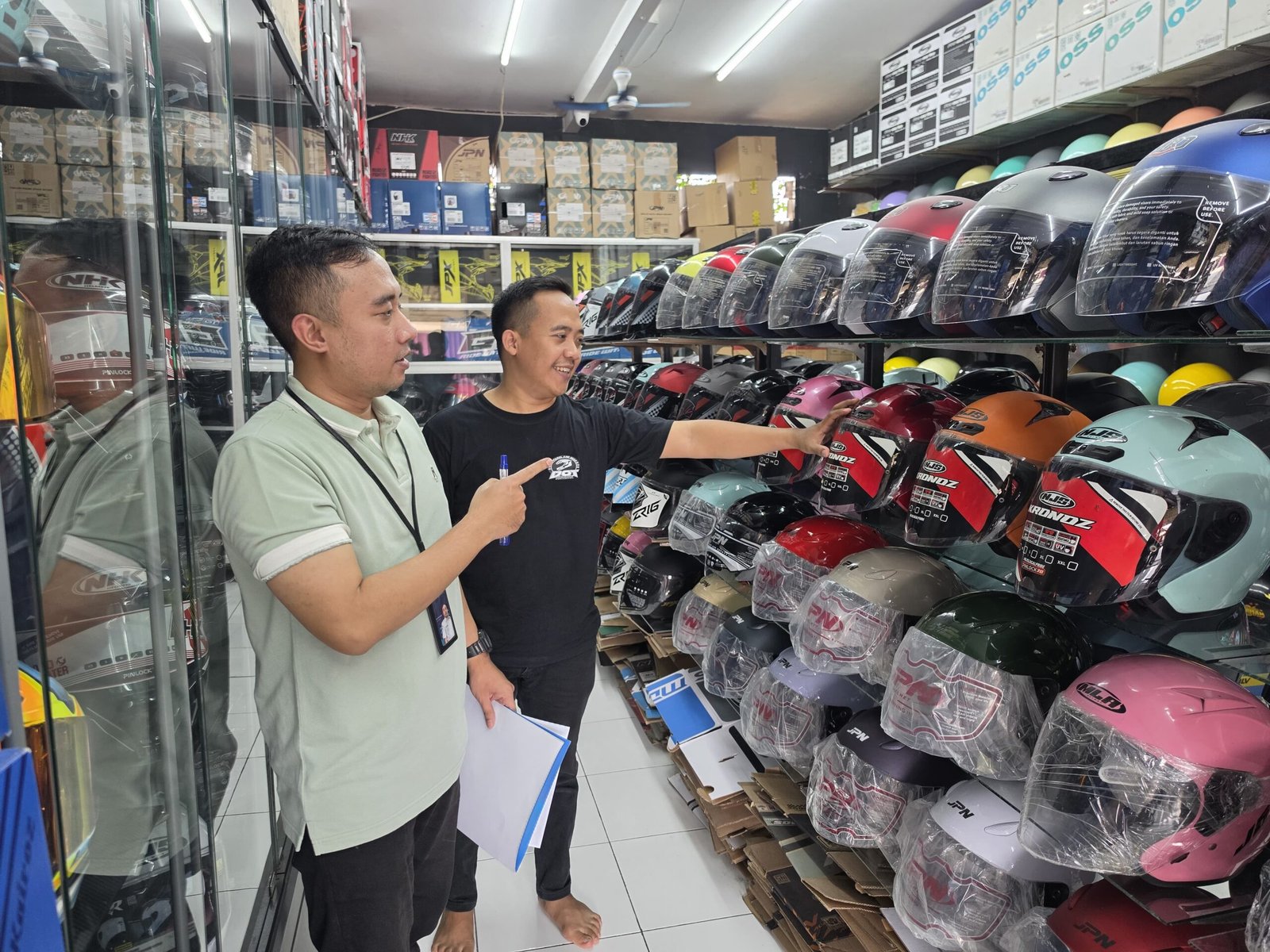 Jasa Raharja dan Dot Garage Berikan Diskon Helm bagi Pemilik Kendaraan yang Taat Pajak