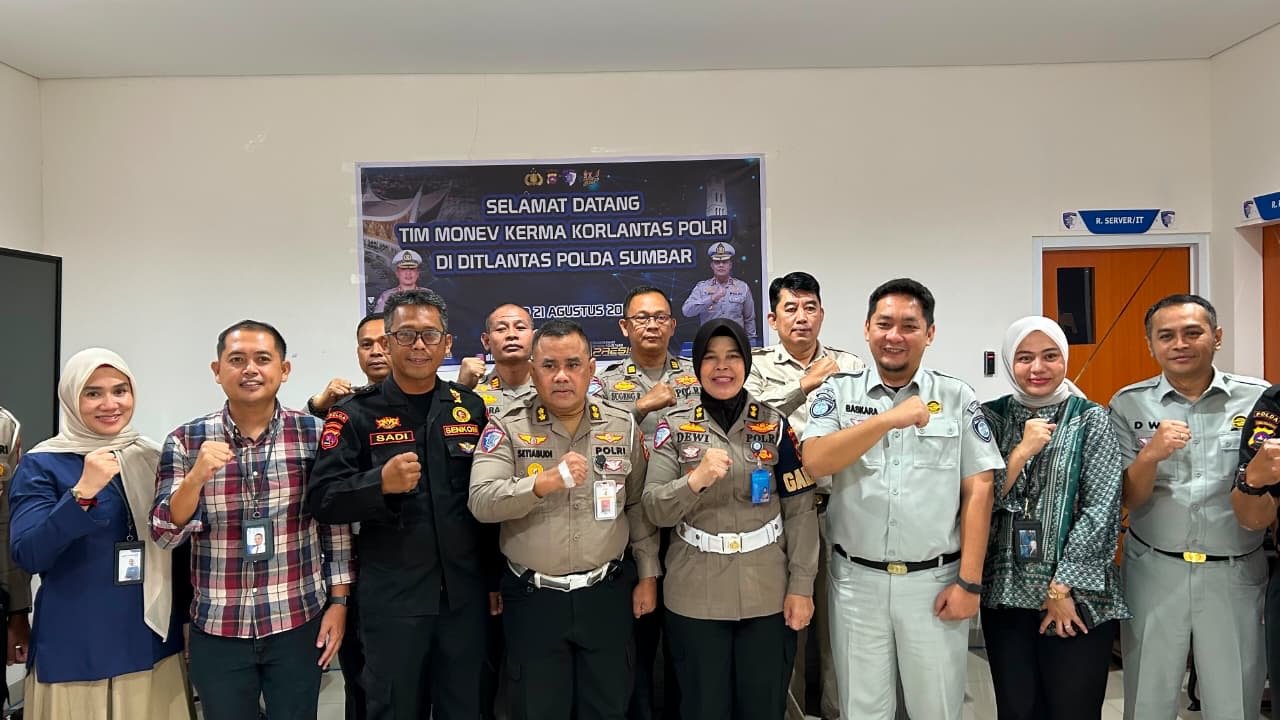Monev Kerja Sama Korlantas, Jasa Raharja Sumbar Bersama Mitra Evaluasi Pelayanan kepada Masyarakat Monev Kerja Sama Korlantas, Jasa Raharja Sumbar Bersama Mitra Evaluasi Pelayanan kepada Masyarakat