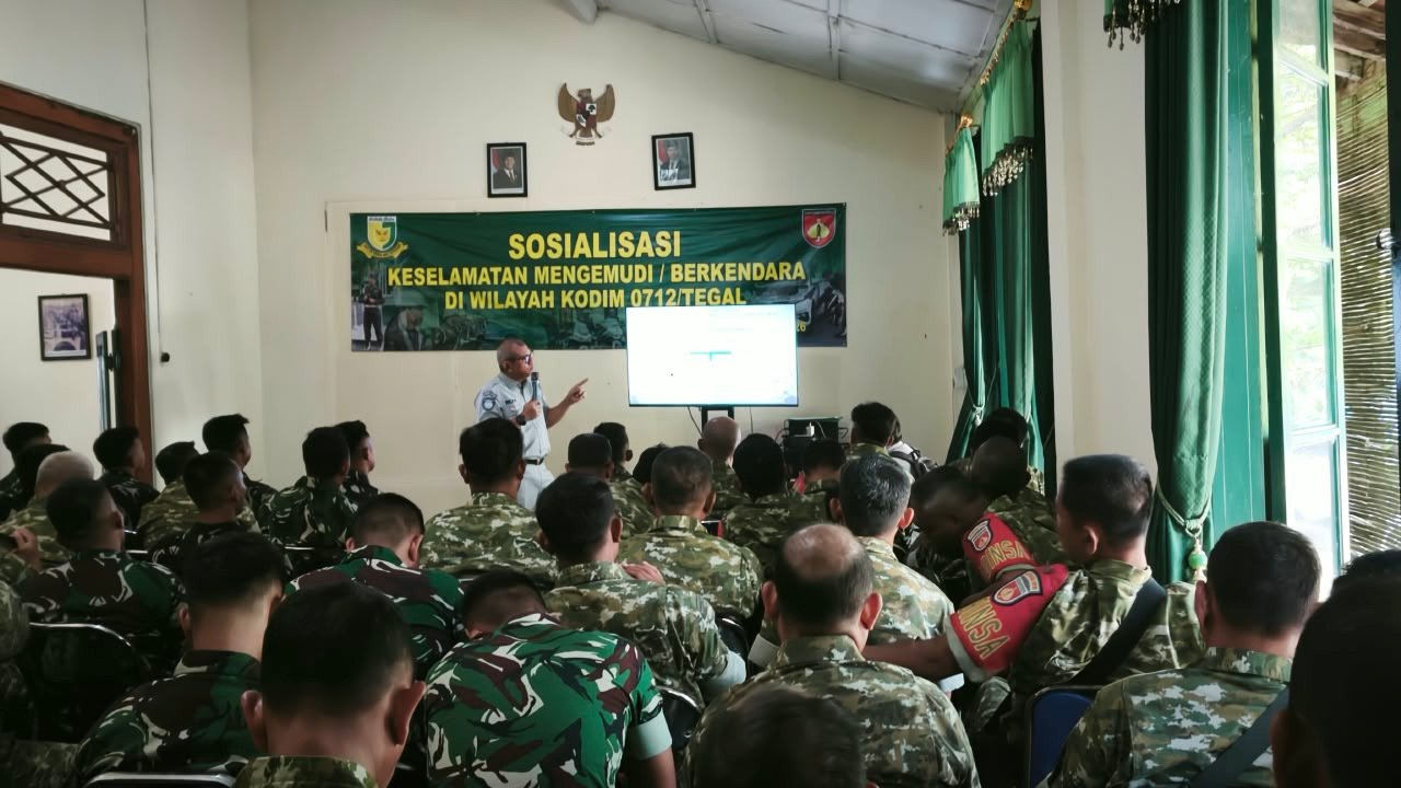 Tingkatkan Keselamatan Transportasi Dalam Berkendara, Jasa Raharja Tegal Menjadi Narasumber Dalam Giat Bersama Polisi Militer Tegal Tingkatkan Keselamatan Transportasi Dalam Berkendara, Jasa Raharja Tegal Menjadi Narasumber Dalam Giat Bersama Polisi Militer Tegal