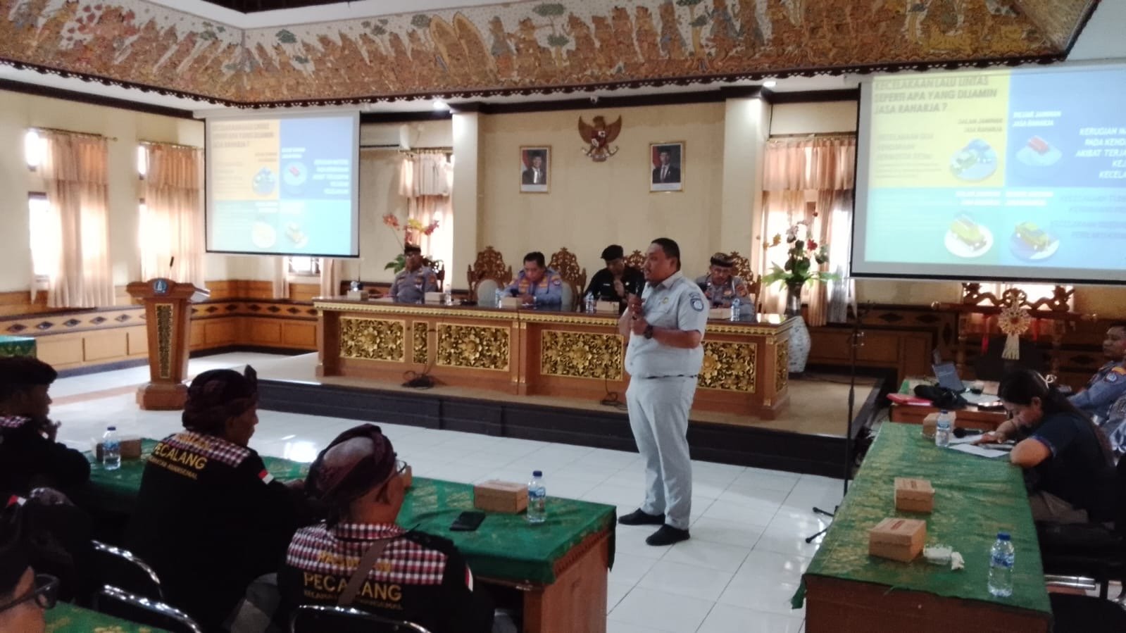 Pecalang Abiansemal Dibekali Edukasi Keselamatan, Jasa Raharja Dorong Peran Aktif Jaga Tertib Berlalu Lintas