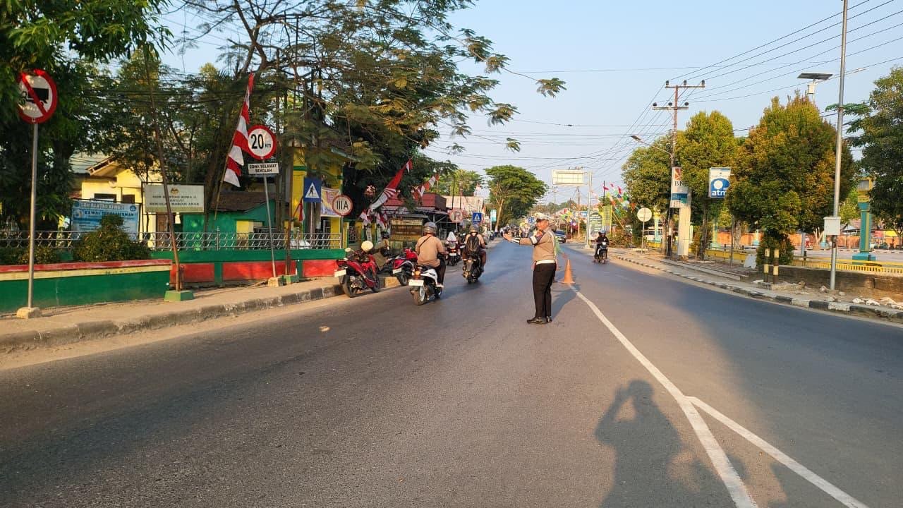 Jasa Raharja dan Satlantas Polres Tapin Gelar Safety Campaign, Ajak Masyarakat Utamakan Keselamatan Berlalu Lintas