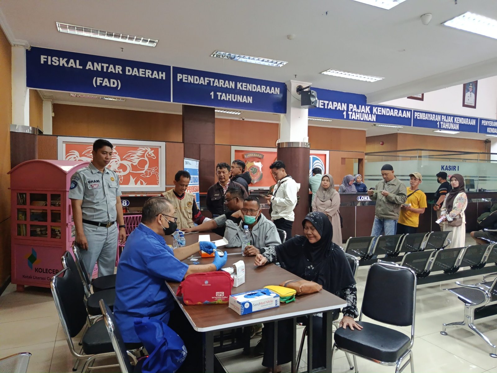 Tingkatkan Keselamatan dan Kesehatan Publik, PT Jasa Raharja (Persero) Cabang Cirebon Berikan Layanan Kesehatan Gratis di Samsat Kab Kuningan Tingkatkan Keselamatan dan Kesehatan Publik, PT Jasa Raharja (Persero) Cabang Cirebon Berikan Layanan Kesehatan Gratis di Samsat Kab Kuningan