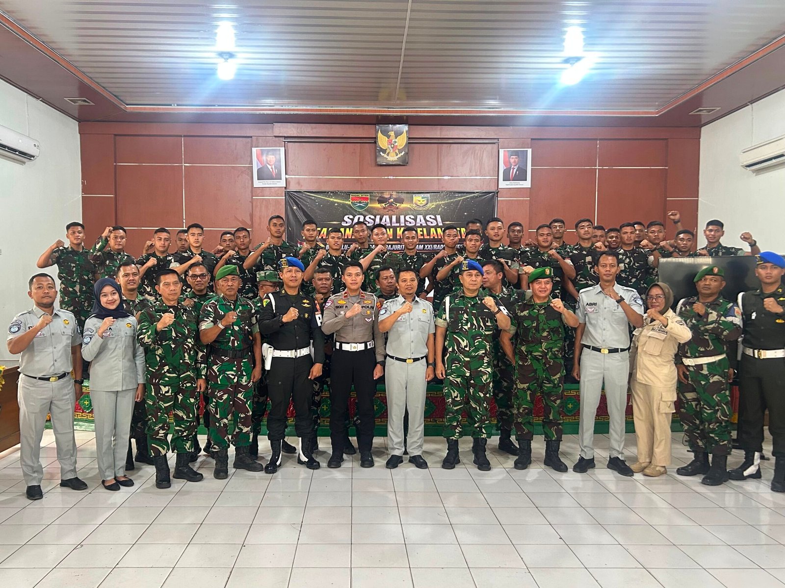 Jasa Raharja Sosialisasikan Keselamatan Berlalu Lintas dan Keringanan Pajak kepada TNI di Lampung Utara Jasa Raharja Sosialisasikan Keselamatan Berlalu Lintas dan Keringanan Pajak kepada TNI di Lampung Utara