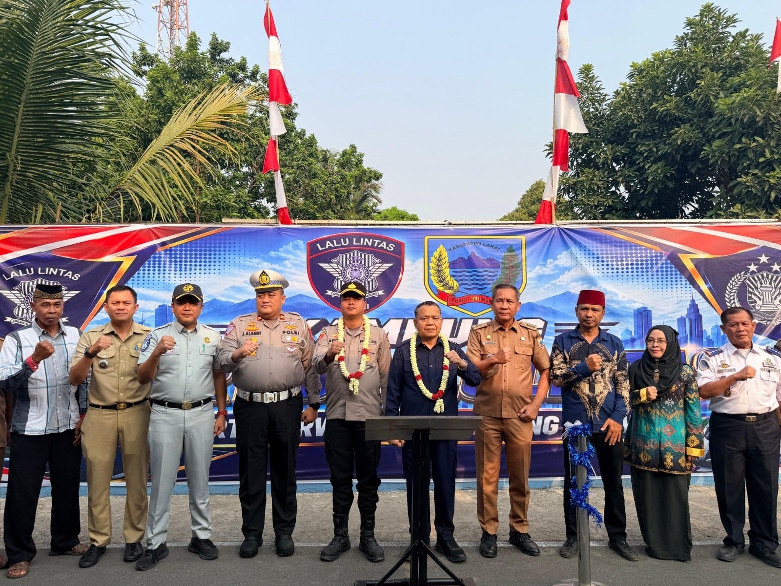Jasa Raharja Dukung Peresmian Kampung Tertib Lalu Lintas di Wilayah Polres Lahat Jasa Raharja Dukung Peresmian Kampung Tertib Lalu Lintas di Wilayah Polres Lahat