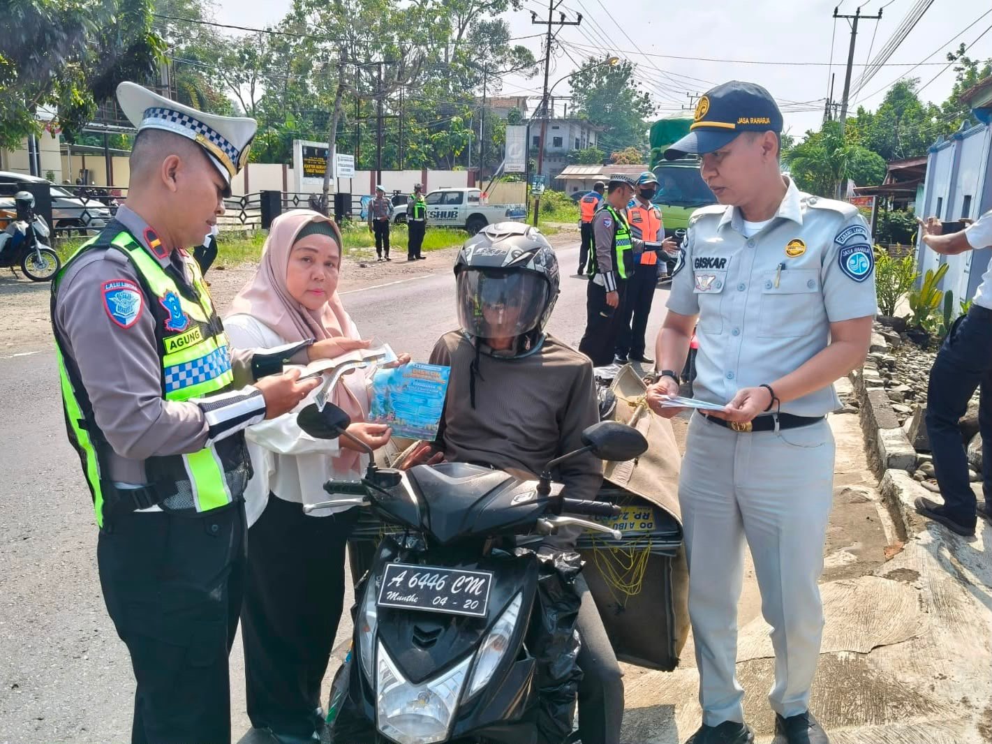 Jasa Raharja Lampung dan Mitra Perkuat Edukasi Keringanan Pajak serta Keselamatan Berlalu Lintas di Tanggamus Jasa Raharja Lampung dan Mitra Perkuat Edukasi Keringanan Pajak serta Keselamatan Berlalu Lintas di Tanggamus