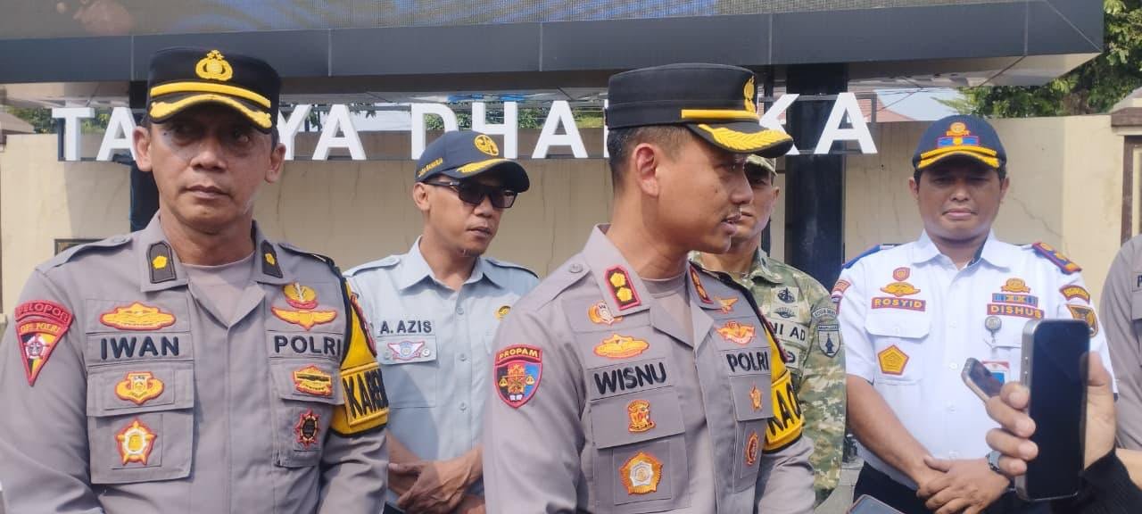 Jasa raharja kediri hadir dalam apel gelar pasukan Operasi patuh semeru 2026.