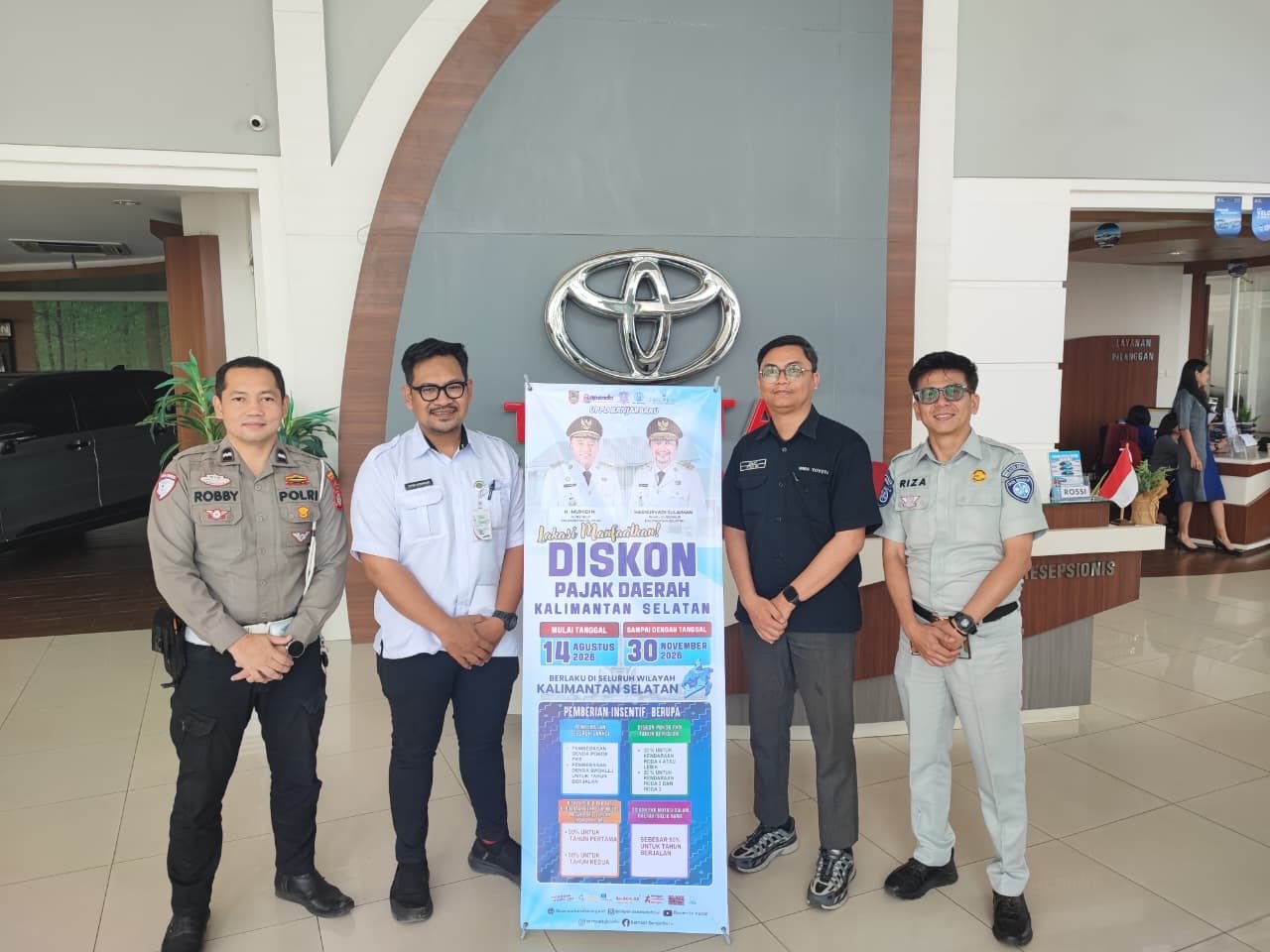 Tim Pembina Samsat Banjarbaru Dekatkan Informasi Keringanan Pajak kepada Pemilik Kendaraan